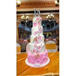 Pastel XV años 4621 Rosa